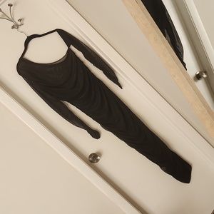 Ruched Mesh Dress